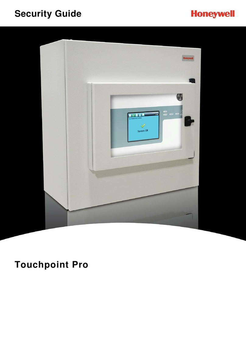 Honeywell touchpoint Pro User manual