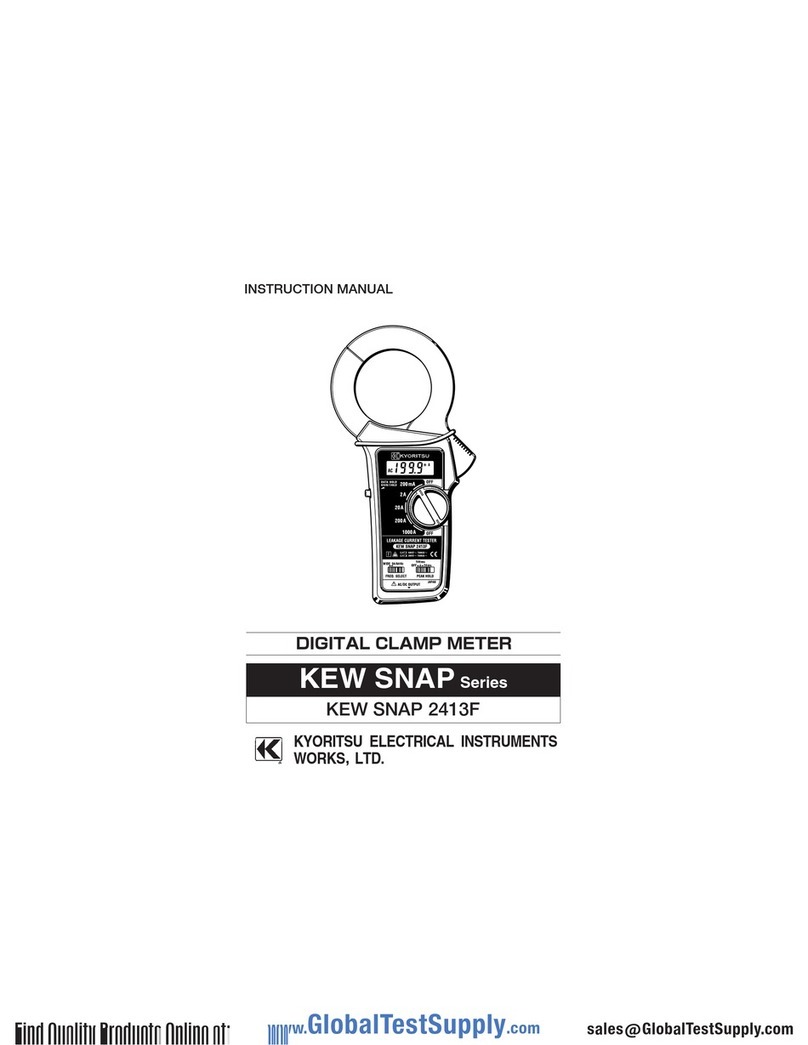 Kyoritsu Electrical Instruments Works, Ltd. KEW SNAP Series instruction manual