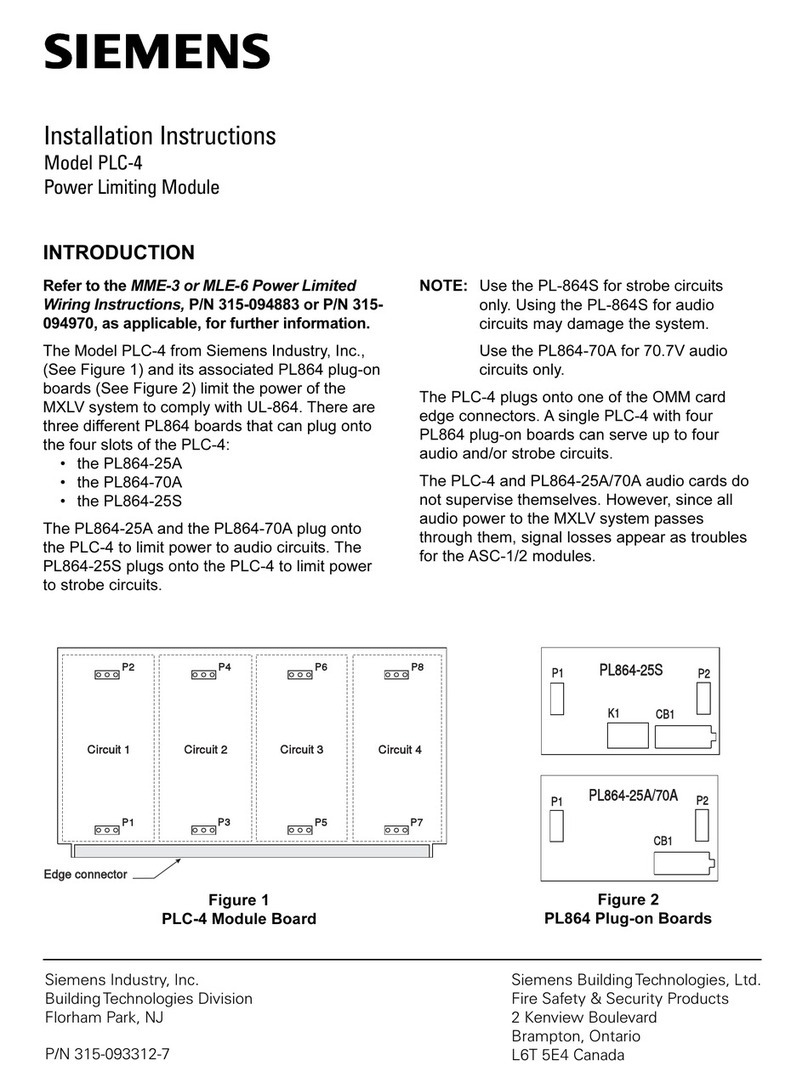 Siemens PLC-4 User manual