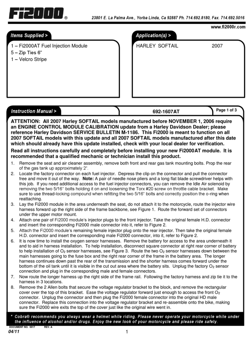 Cobra Fi2000 User manual