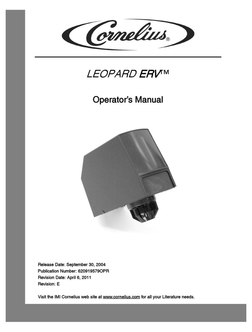 Cornelius LEOPARD ERV Operator's manual