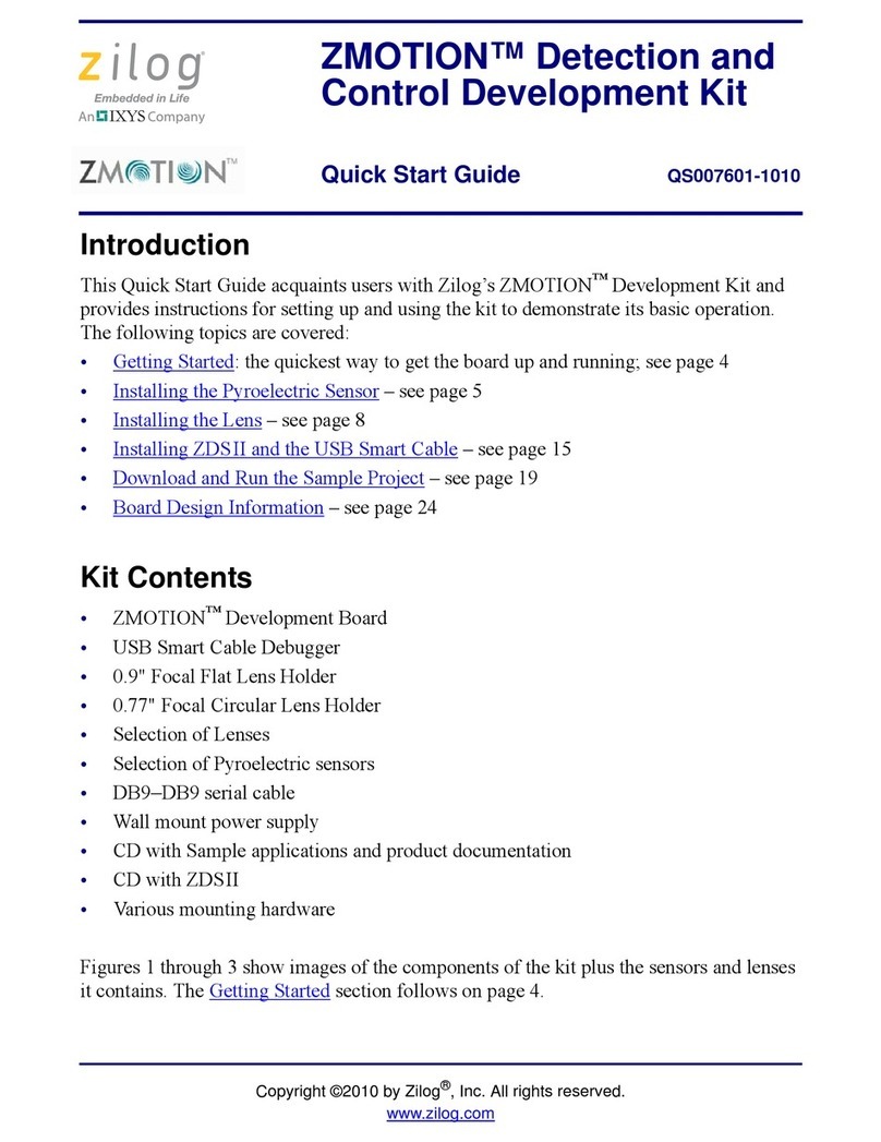 ZiLOG ZMOTION quick start guide