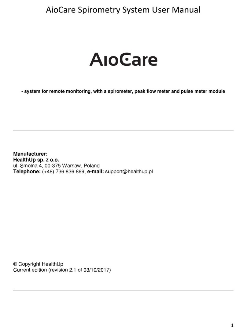 HealthUp AioCare user manual