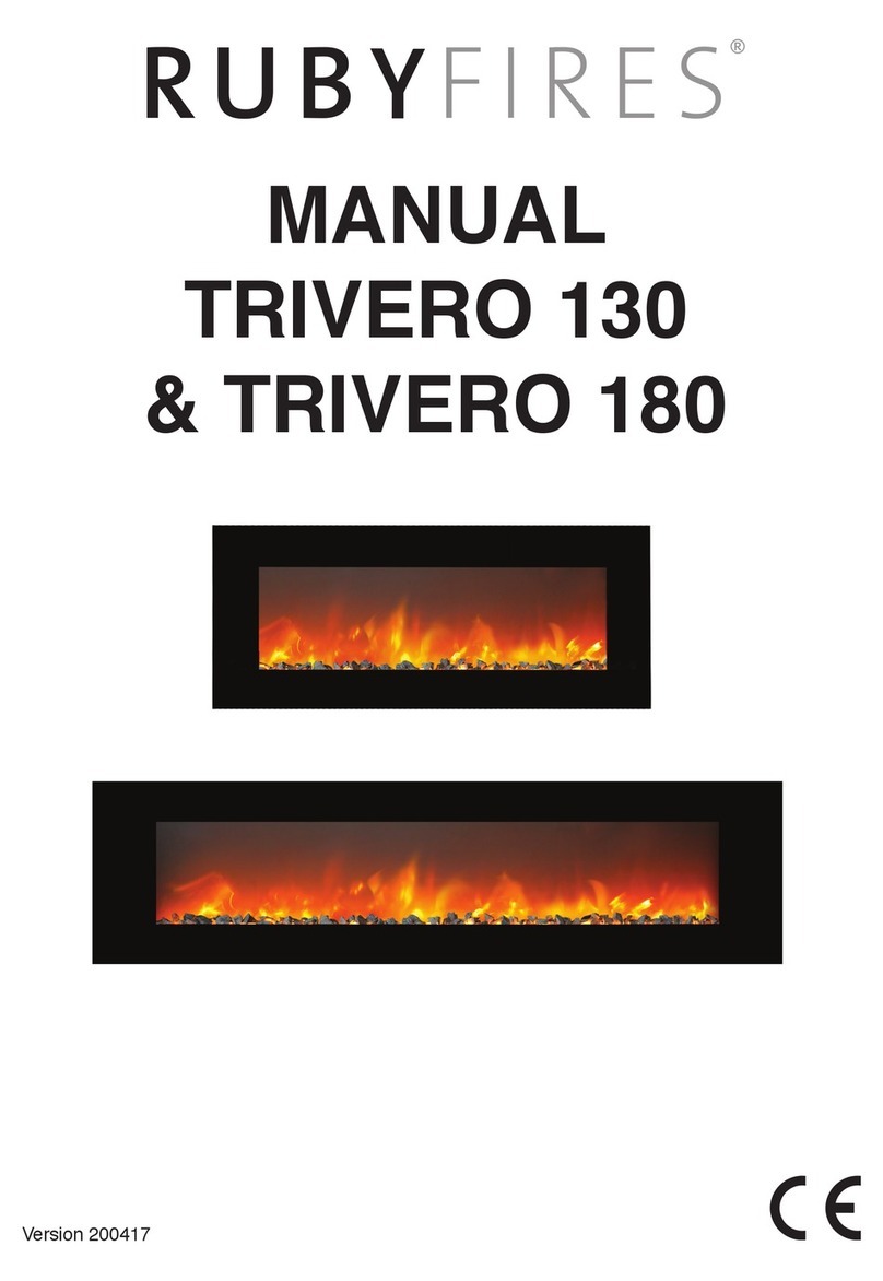 Ruby Fires TRIVERO 130 manual Ruby Fires TRIVERO 130 manual