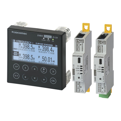 socomec DIRIS Digiware C Series User manual