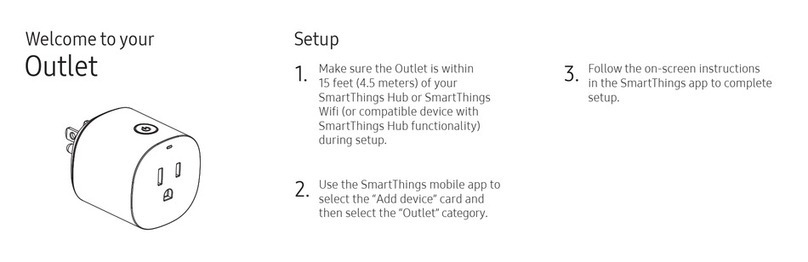 smart things Outlet manual