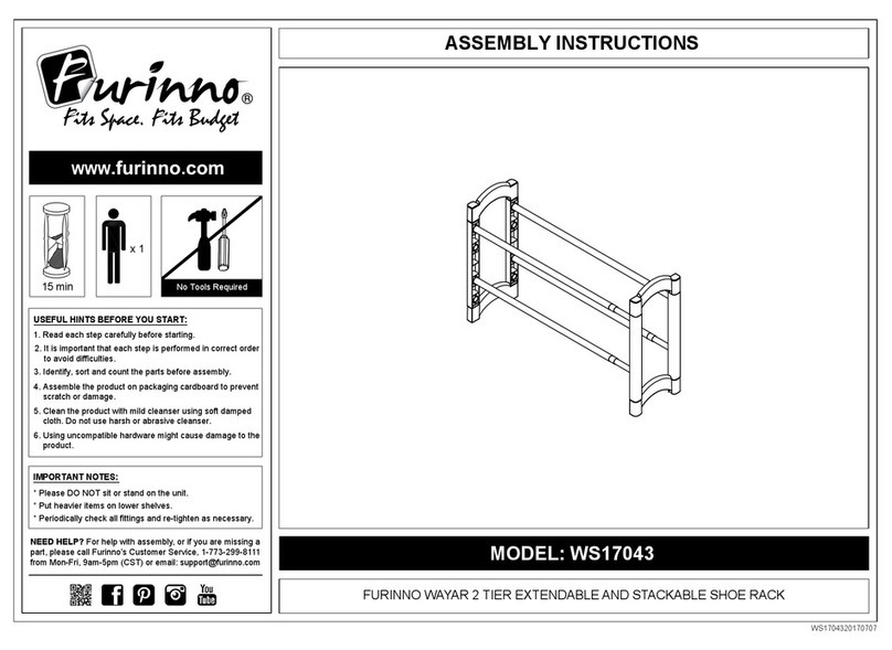 Furinno WS17043 Assembly instructions