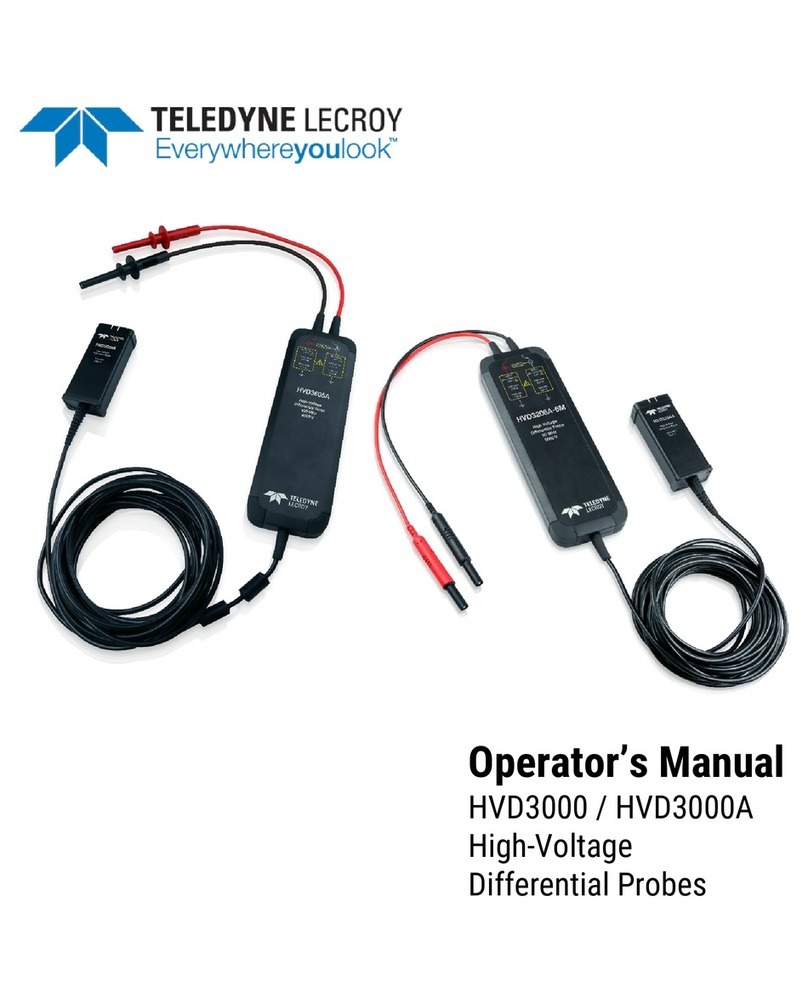 Teledyne HVD3000 operating manual