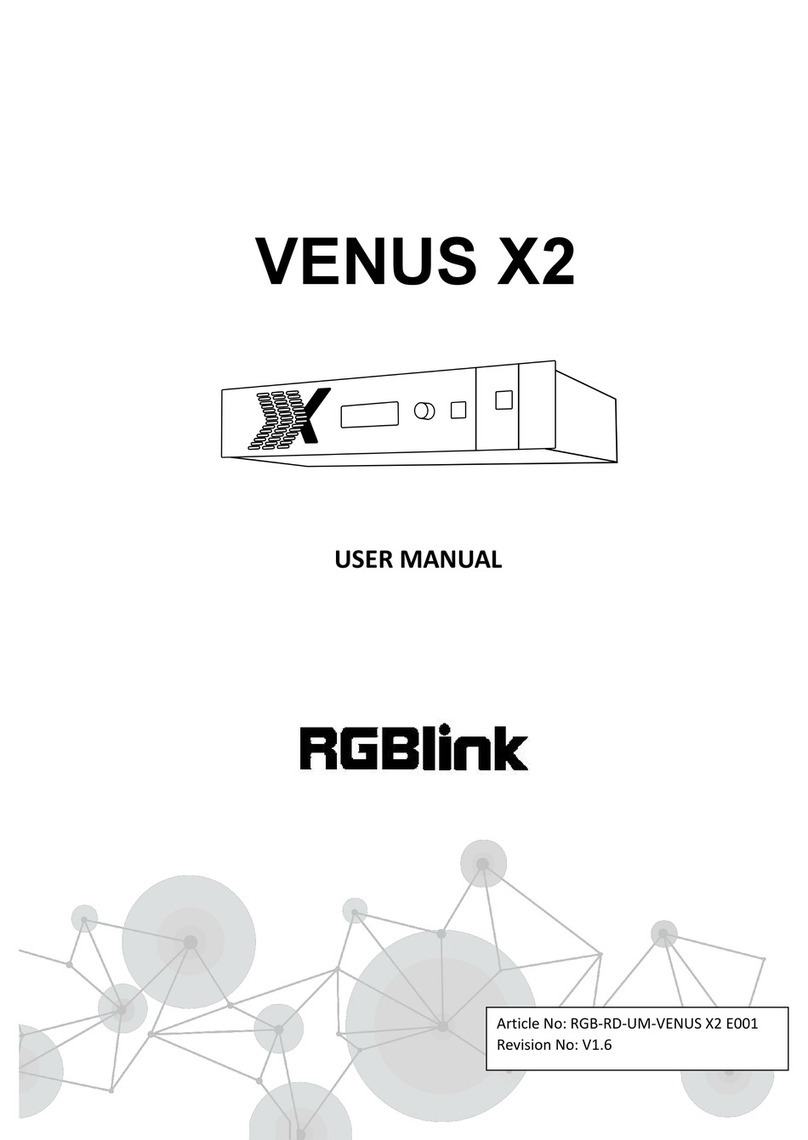 RGBlink venus x2 User manual