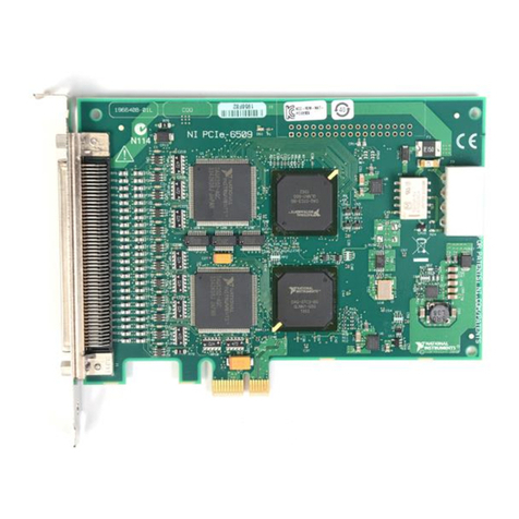 National Instruments 6509 User manual
