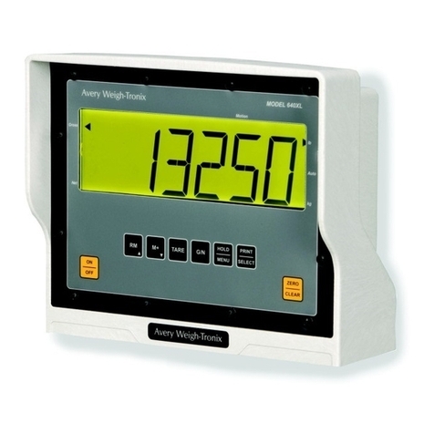 Avery Weigh-Tronix 640 Series Service instructions