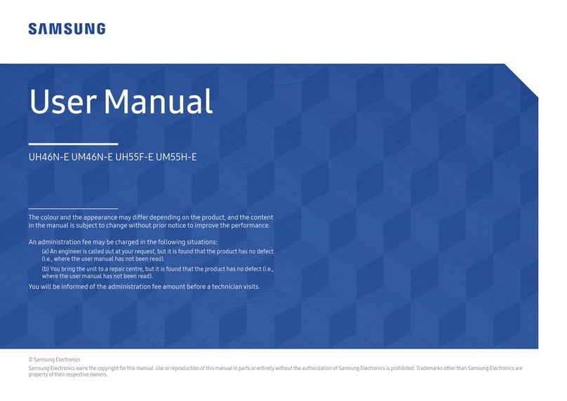 Samsung UH46N-E User manual
