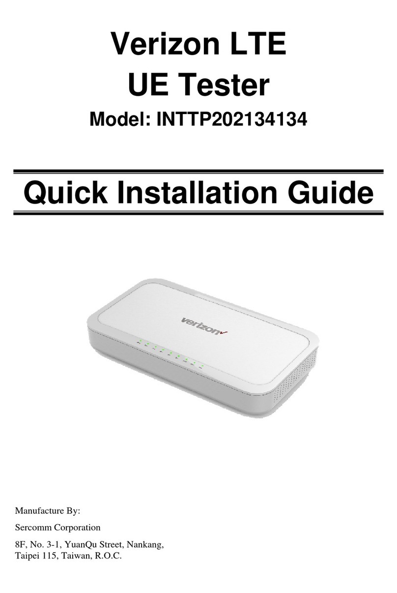 Sercomm UE Tester Quick installation guide