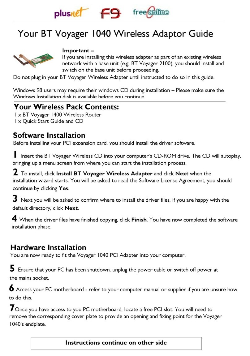 BT Voyager 1040 user manual