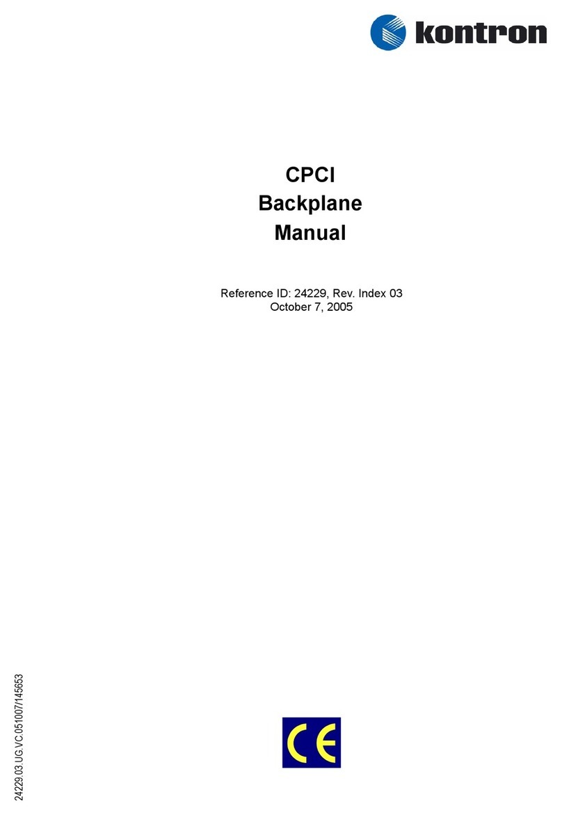 Kontron CP-ADAP-P47-PB (3U) user manual