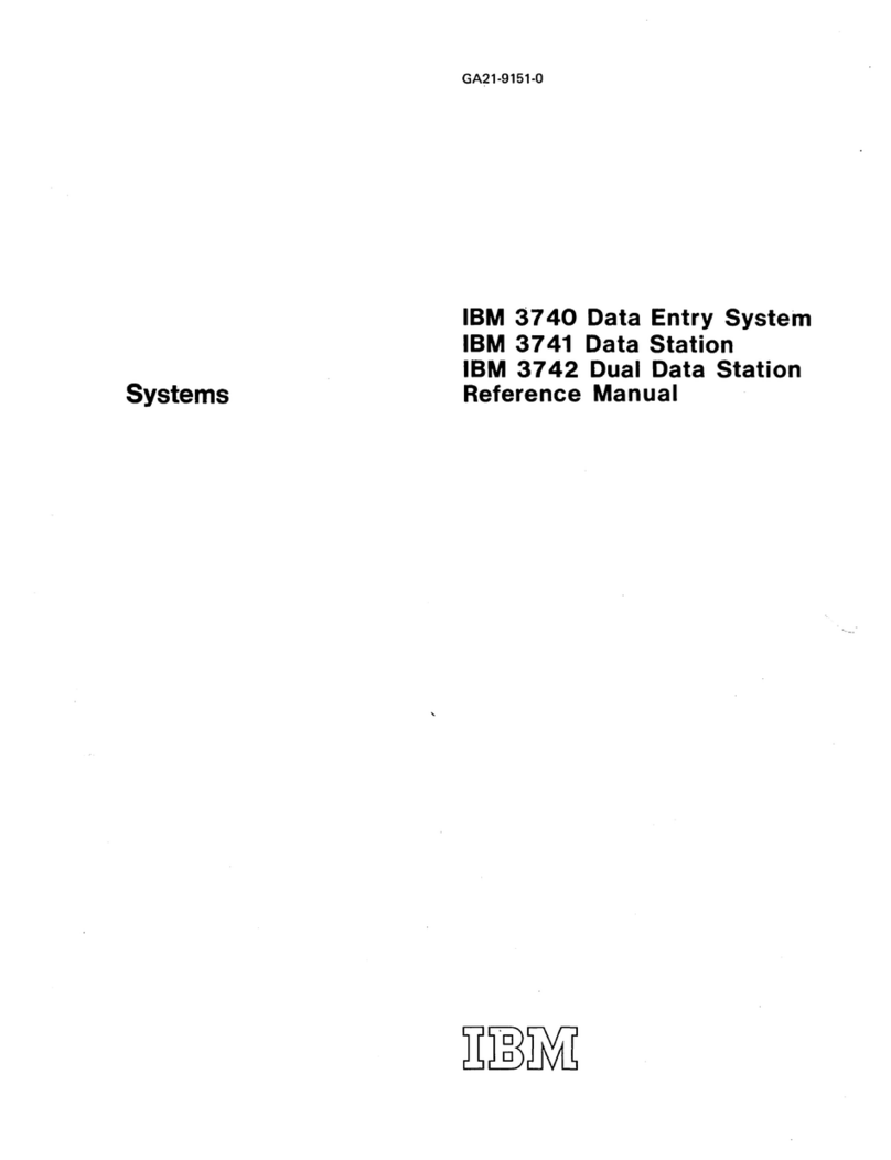 IBM 3742 Reference manual