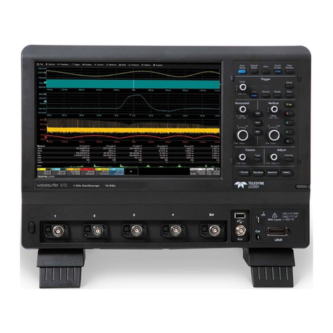 Teledyne Lecroy WaveSurfer 510 Getting started guide