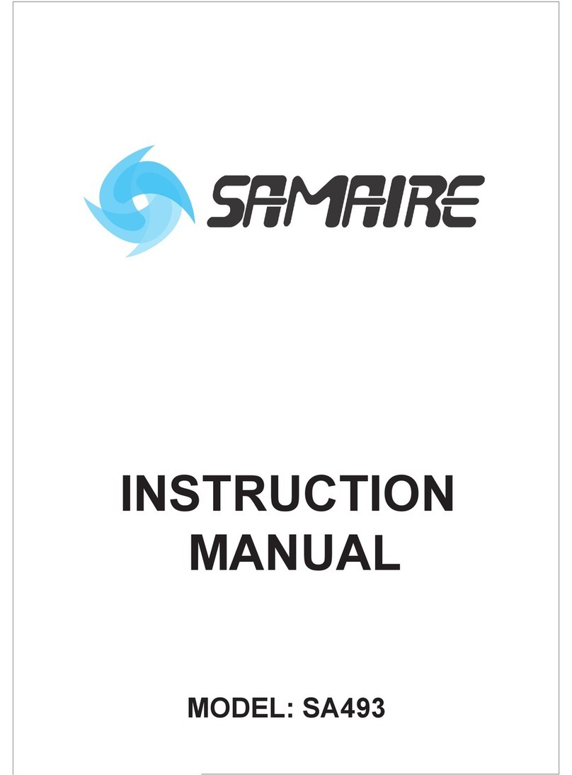 Samaire SA493 instruction manual