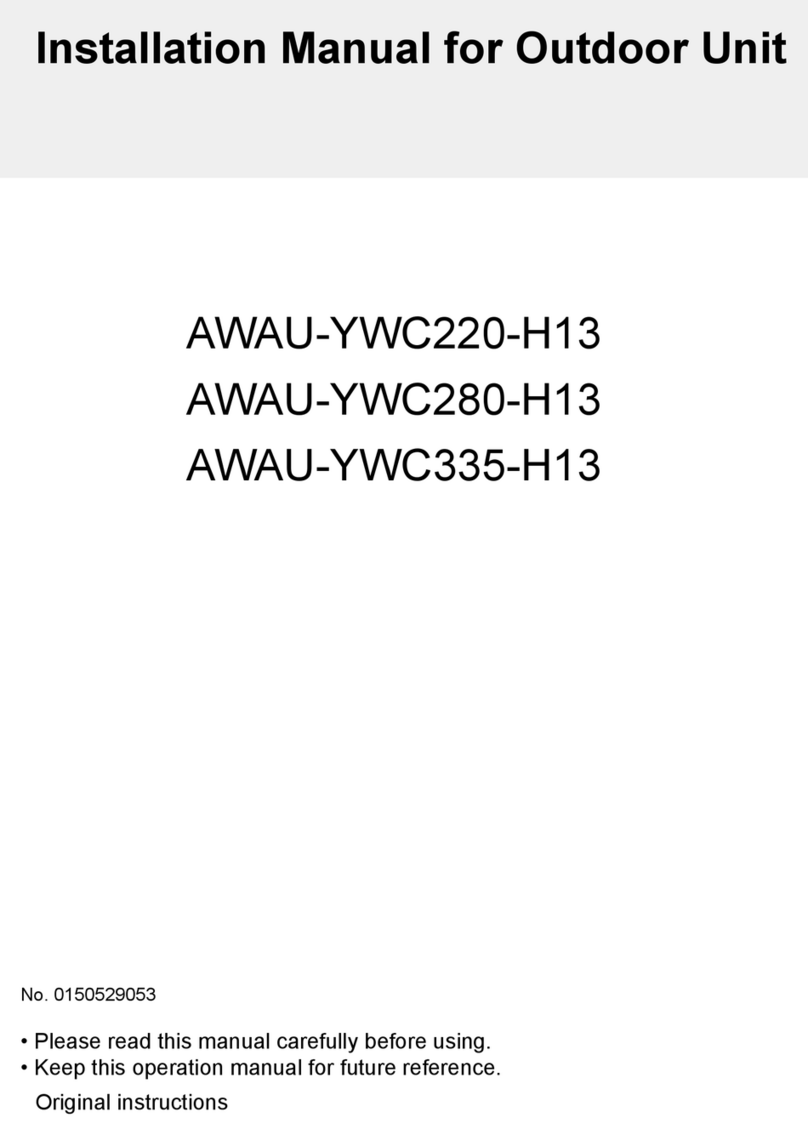 Airwell AWAU-YWC220-H13 User manual