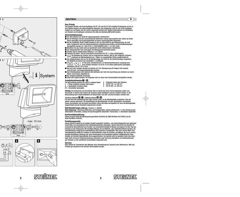 STEINEL HS FE 150 manual