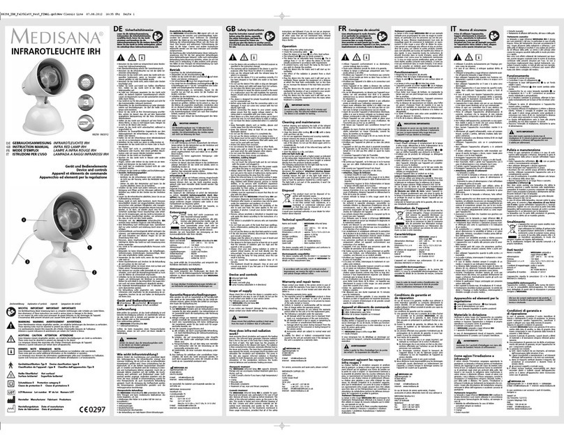 Medisana 88258 instruction manual Medisana 88258 instruction manual