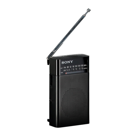 Sony ICF-P26 Instruction Manual