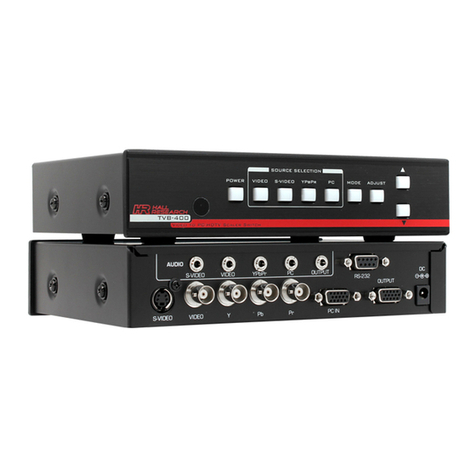 Hall Research Technologies TVB-400 manual