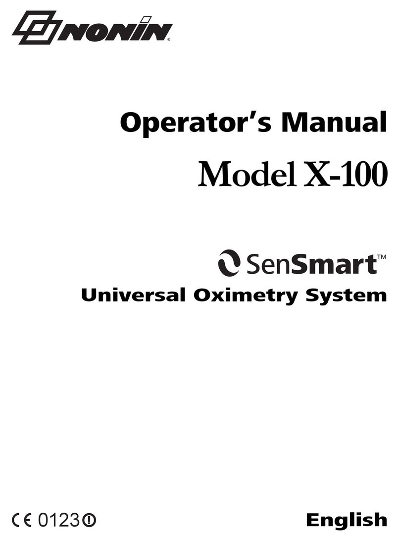 Nonin SenSmart X-100 User manual
