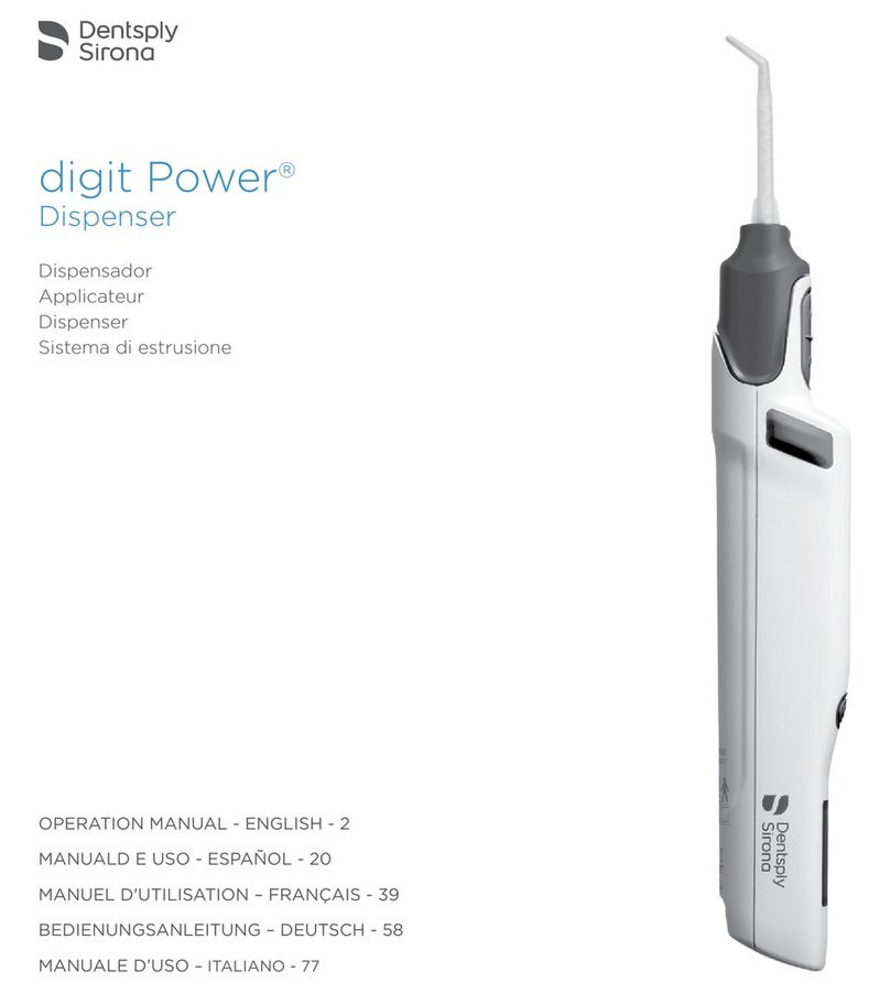 Dentsply Sirona digit Power Operation manual