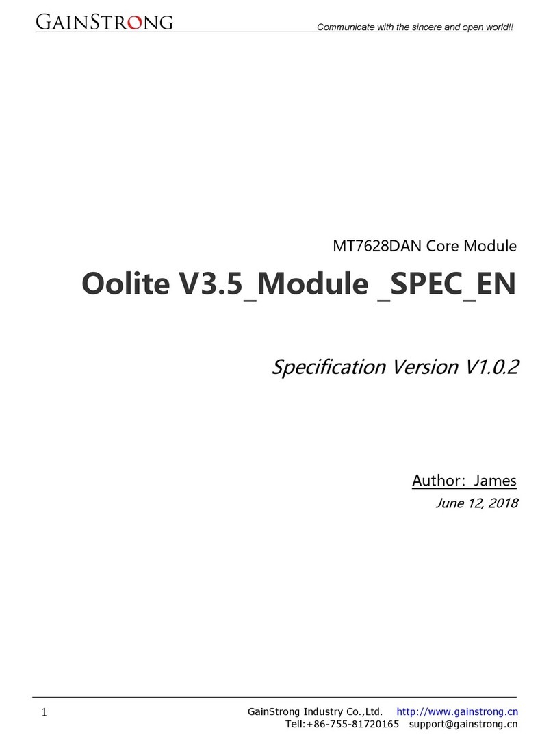 Gainstrong Oolite V3.5 manual