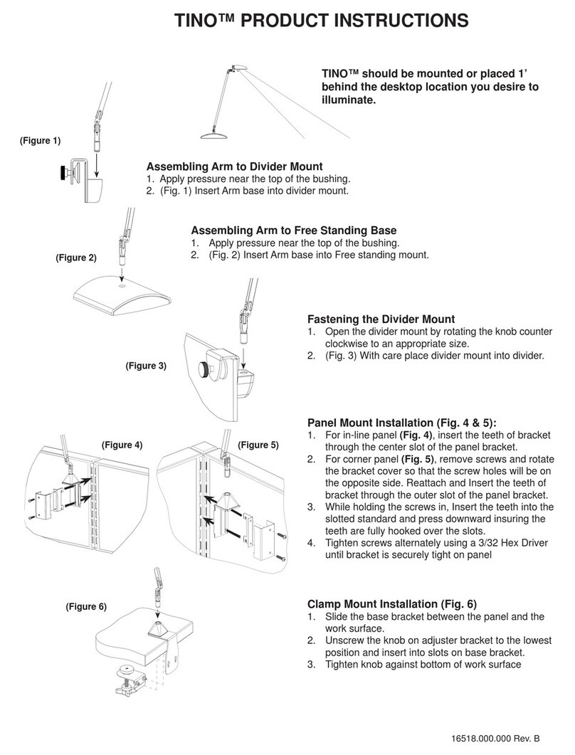 Lightcorp Tino Instruction sheet