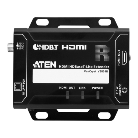 ATEN VanCryst VE801 quick start guide