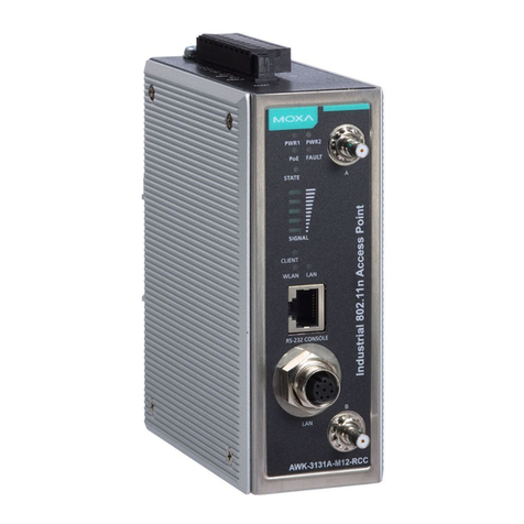 Moxa Technologies Airworks AWK-3131A-M12-RCC User manual Moxa Technologies Airworks AWK-3131A-M12-RCC User manual