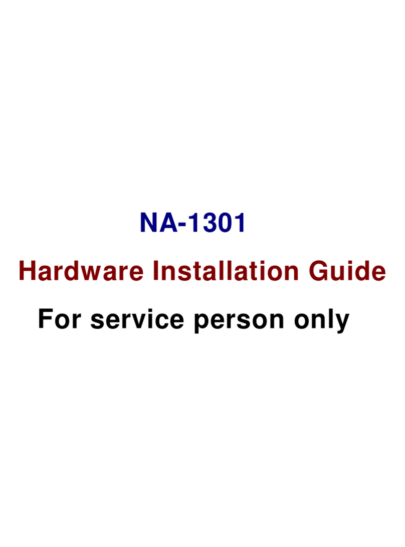 AXIOMTEK NA-1301 Hardware installation guide