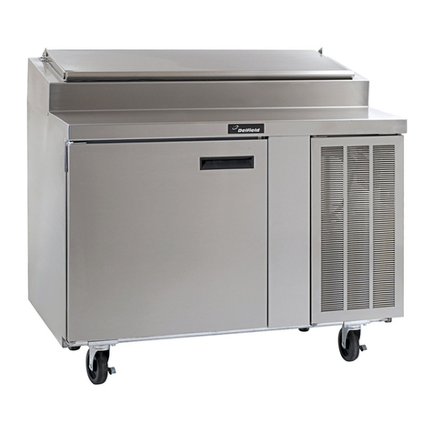 Delfield 18600 Series Installation, operation and maintenance manual
