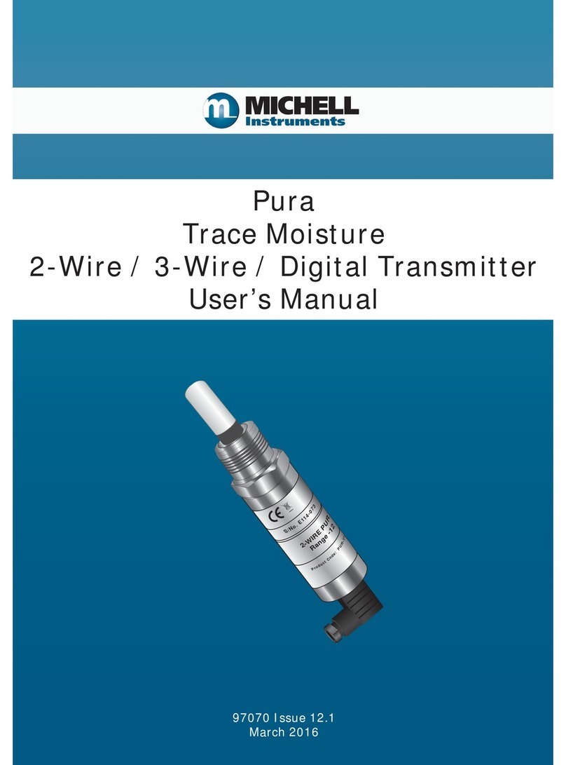Michell Instruments Pura 2-Wire user manual