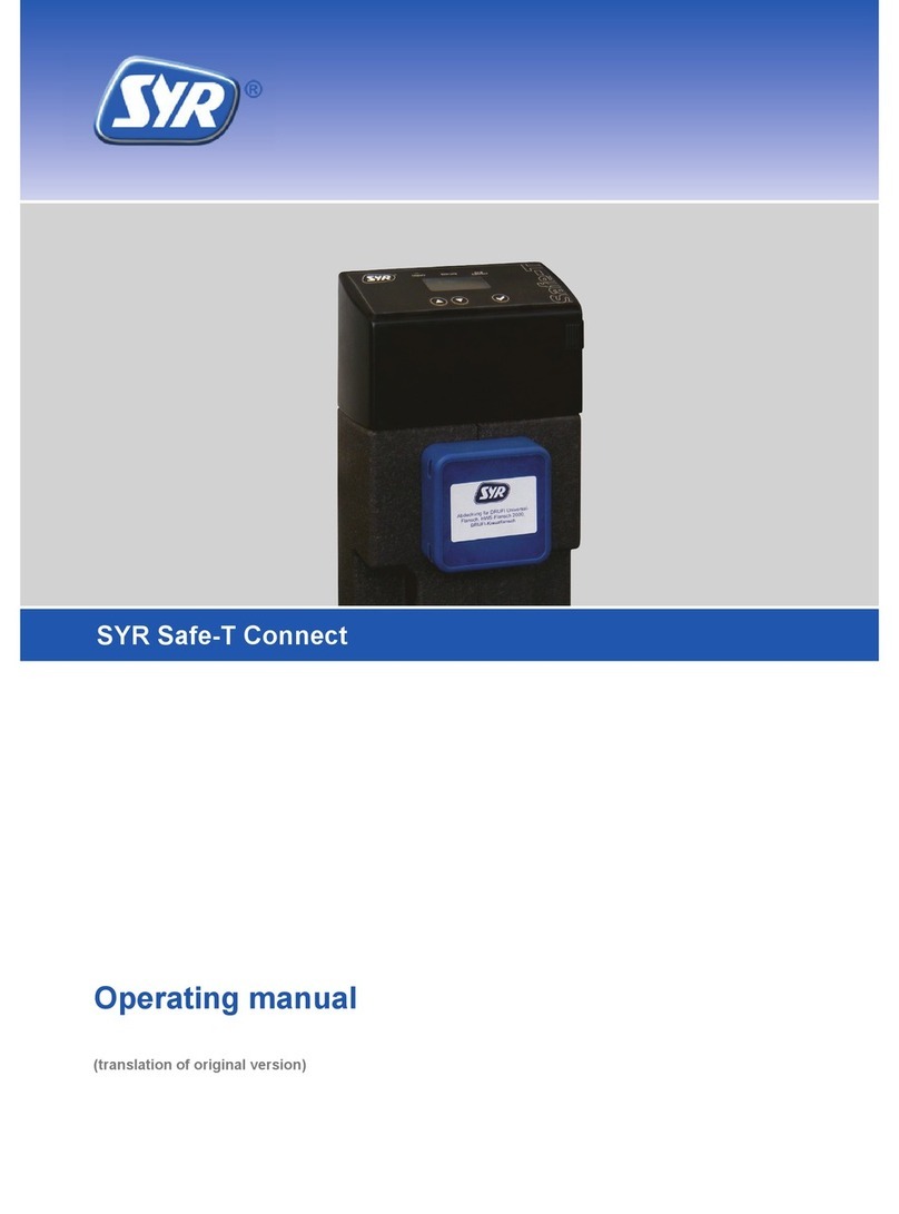 SYR Safe-T Connect operating manual