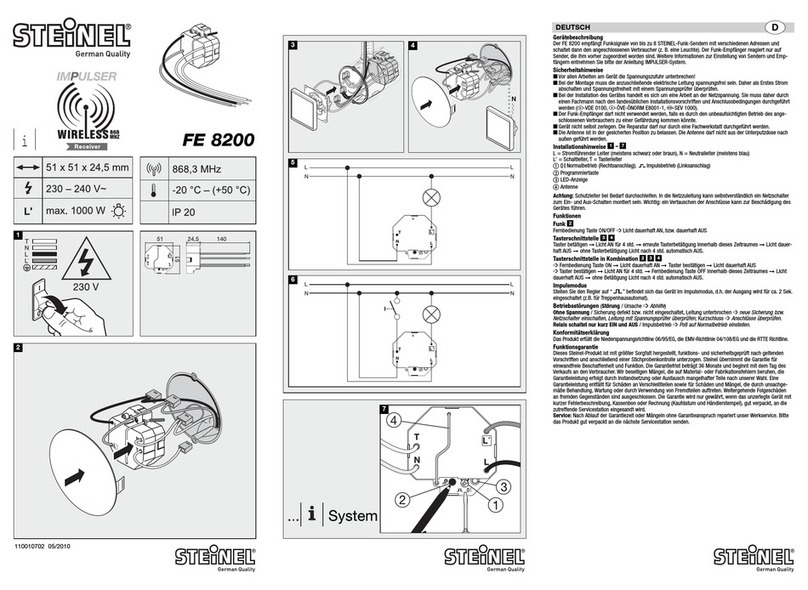 STEINEL FE8200 manual