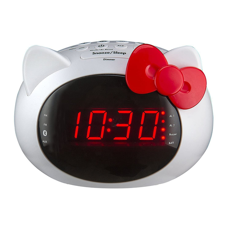 iHome Hello Kitty Si-B62 instruction manual