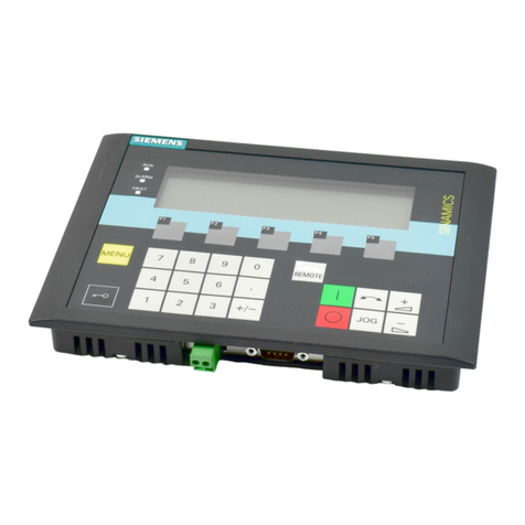 Siemens SINAMICS S120 operating instructions