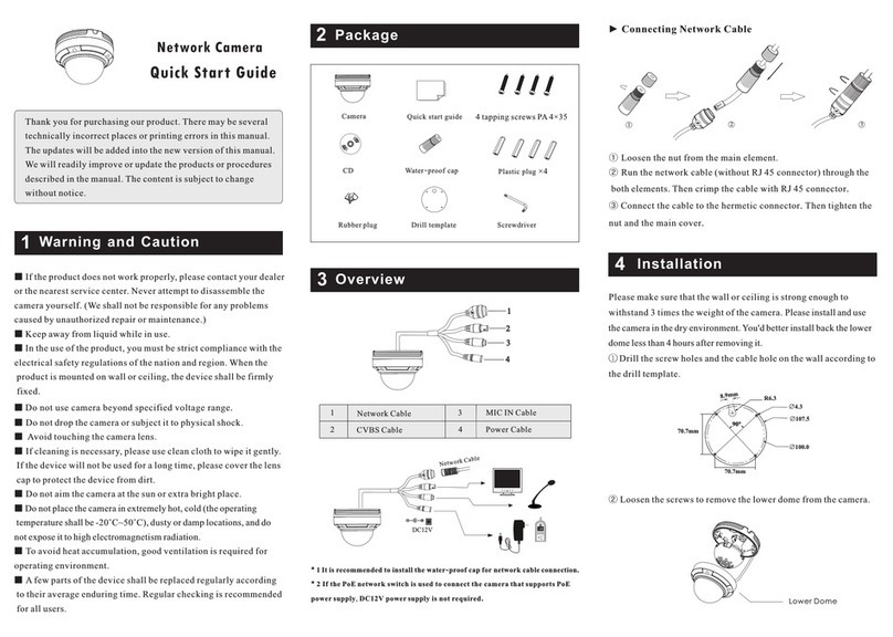 ENS Secuirity TD-9541E2 User manual