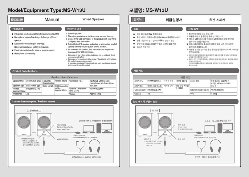 Elecom MS-W13U manual