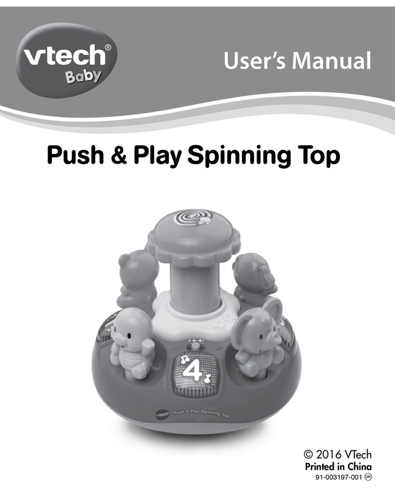 V-tech Push & Play Spinning Top User manual V-tech Push & Play Spinning Top User manual