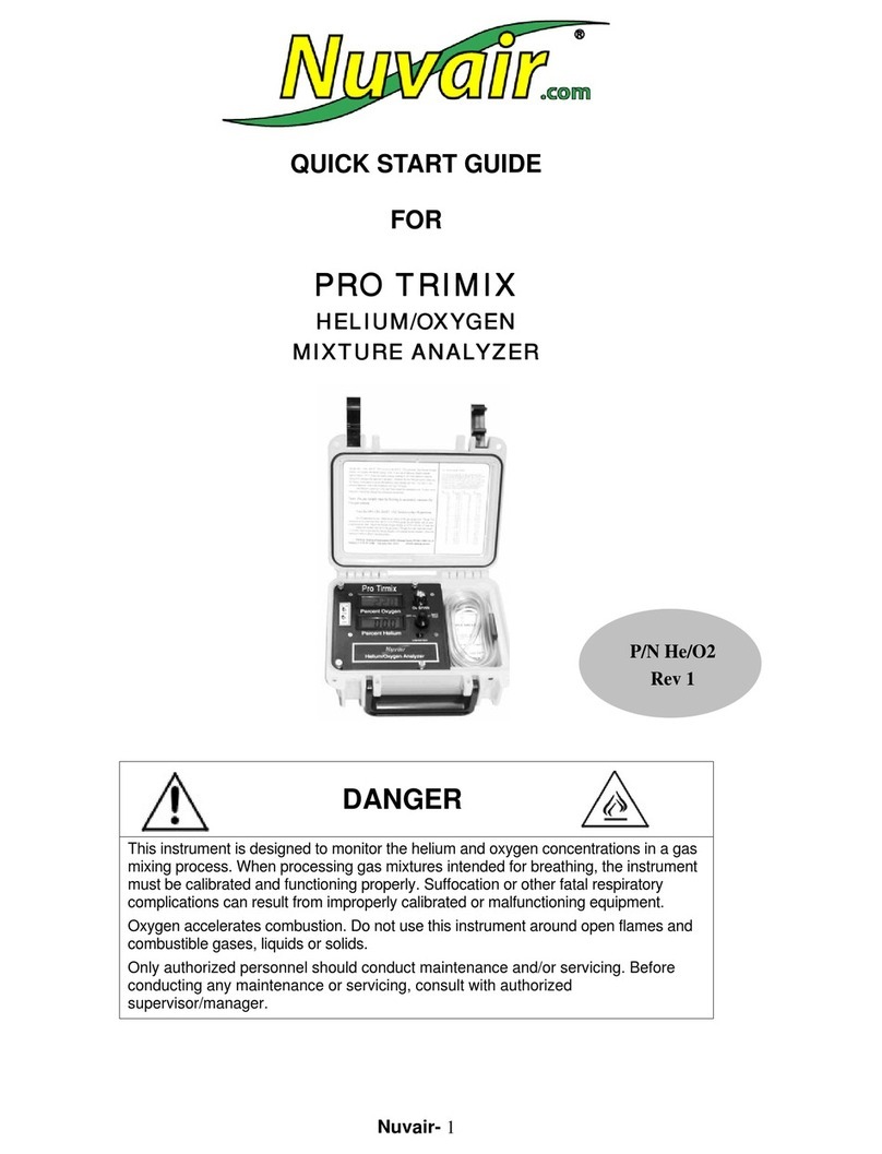 Nuvair PRO TRIMIX User manual