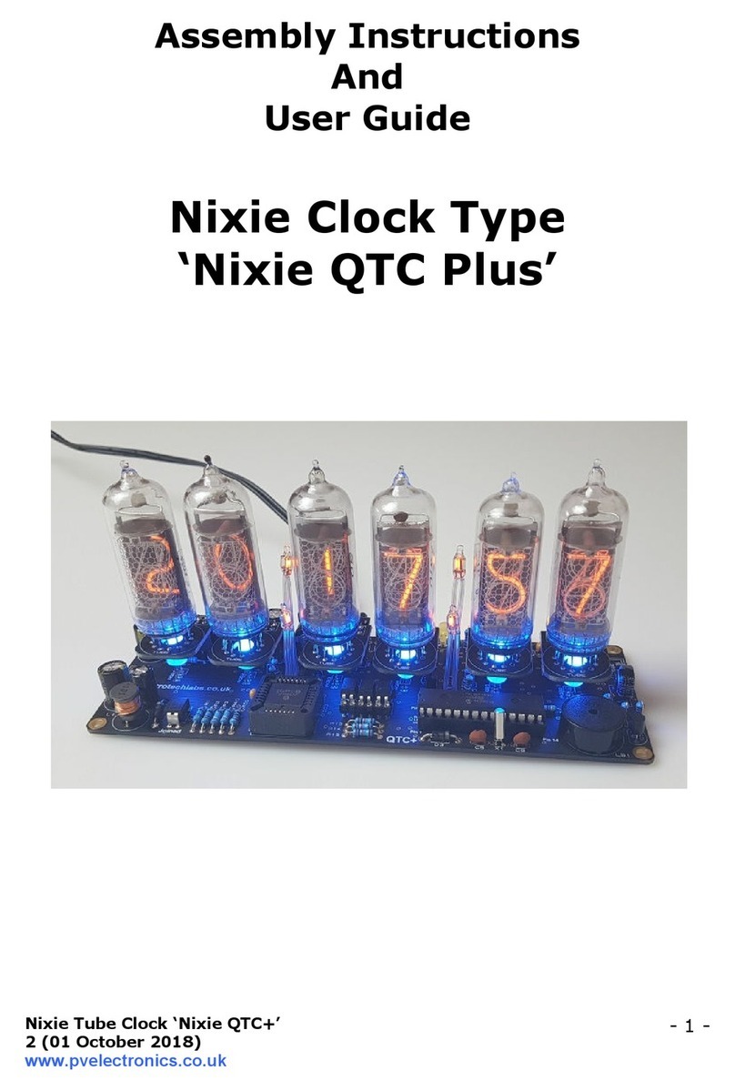 Pvelectronics Nixie QTC Plus Configuration guide