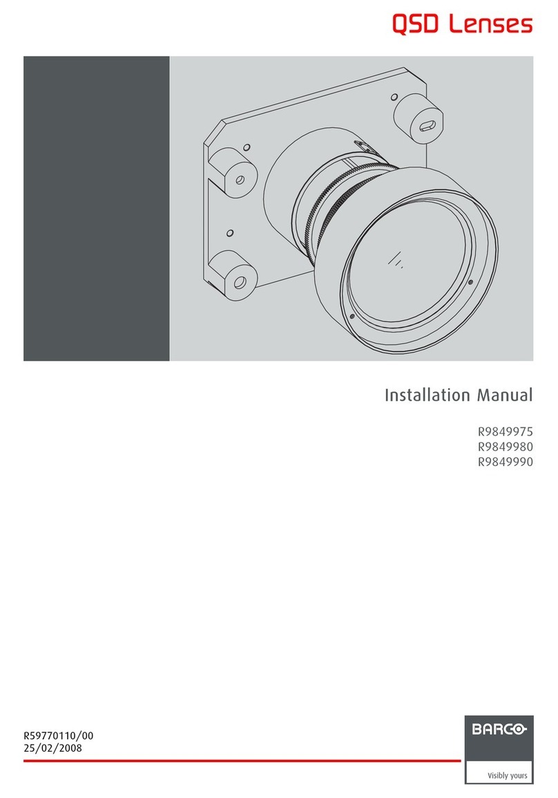 Barco R9849975 User manual