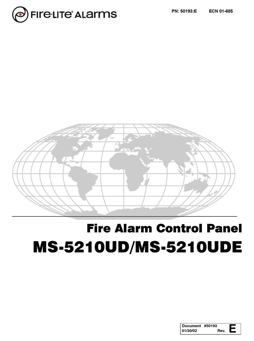 Fire-Lite Alarms MS-5210UD User manual