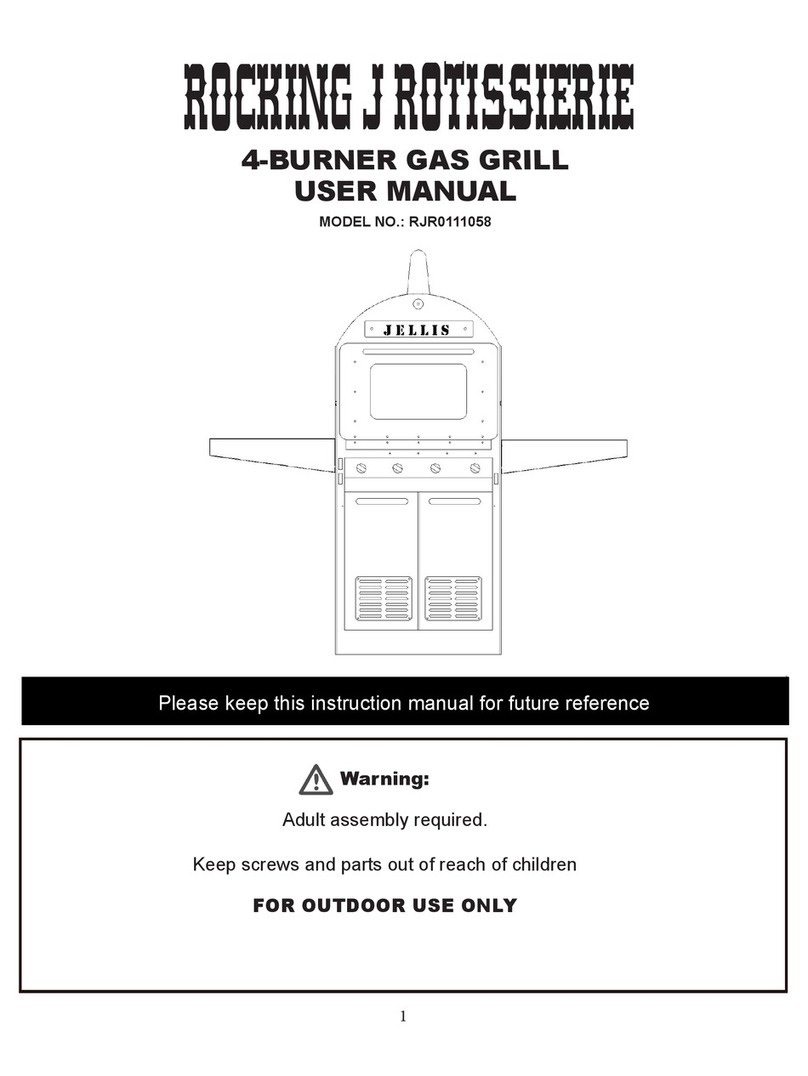 Rocking J Rotissierie RJR0111058 user manual