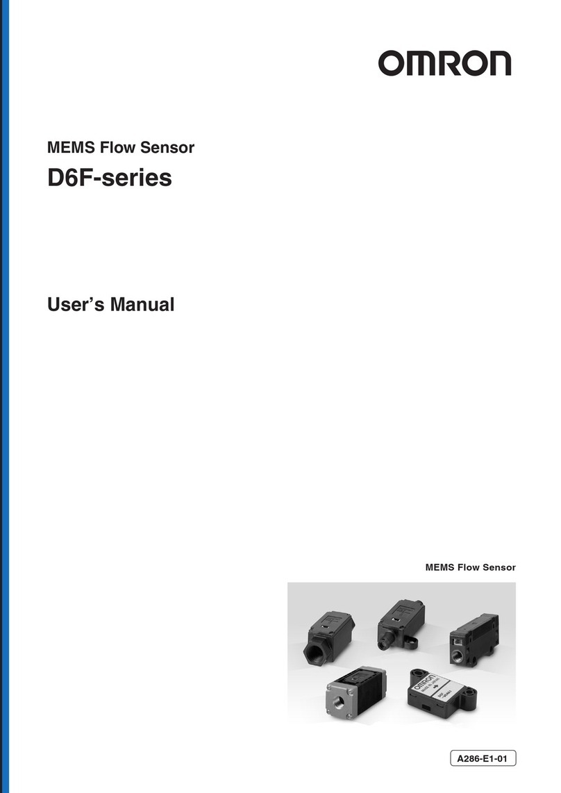Omron D6F Series User manual