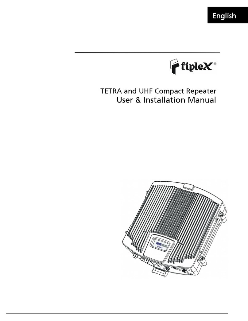 Fiplex UHF Compact User & installation manual Fiplex UHF Compact User & installation manual